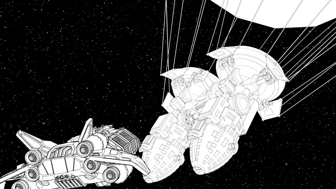 From the upcoming Battletech Red Action RPG scenario "Marooned".

A group of explorers looking to find Lostech on a forgotten world stumble upon an ancient mystery, and the ship that stranded them there.

Can they recover the Wayfarer, or will they suffer the fate of its crew?