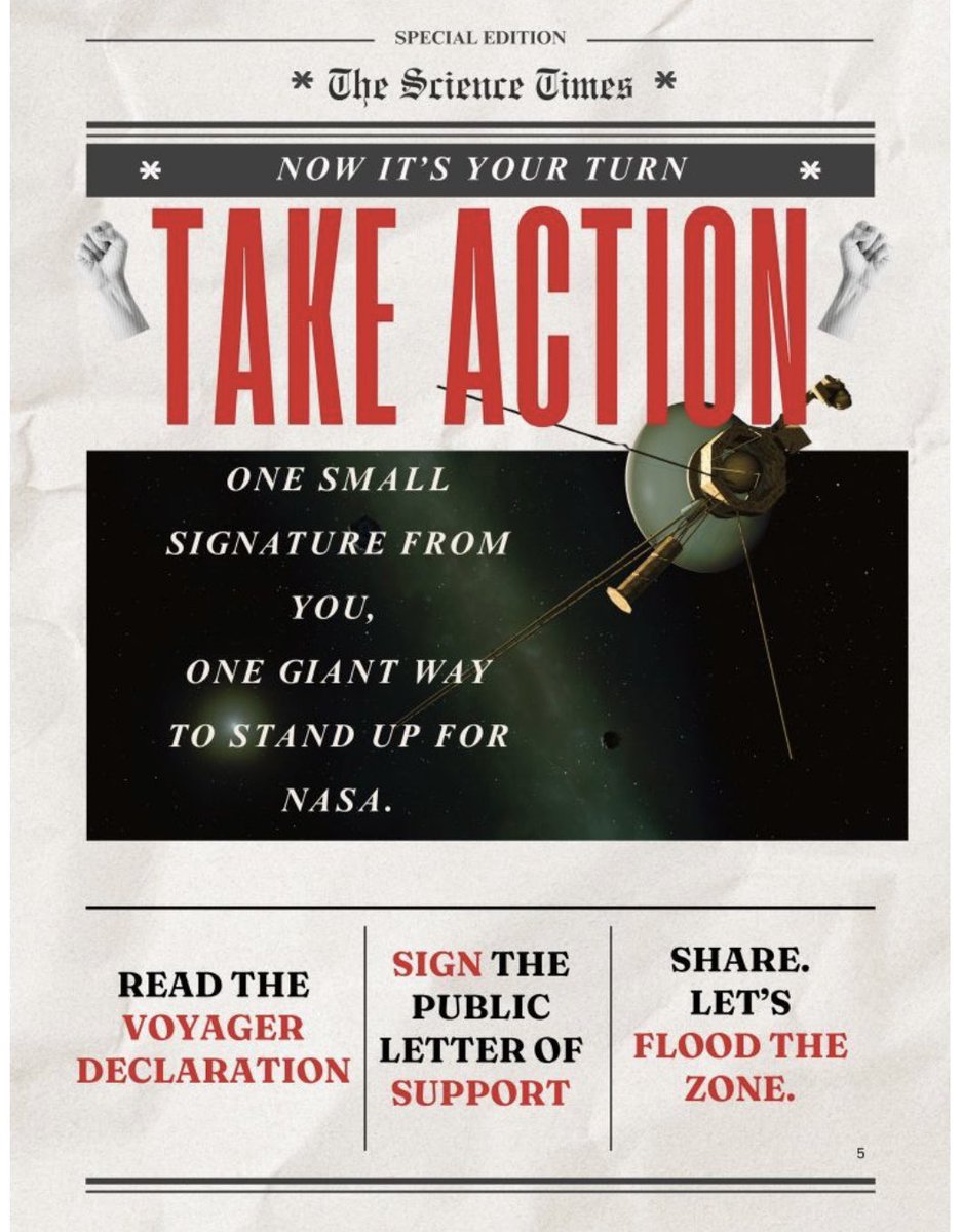 🚀 One Signature = A Giant Leap for NASA’s Future

Hundreds of <a href="/NASA/">NASA</a> employees have signed the Voyager Declaration—a formal letter of dissent demanding protection for #NASA’s mission against political interference. Now, they need your voice.
🔭 Read the full declaration: