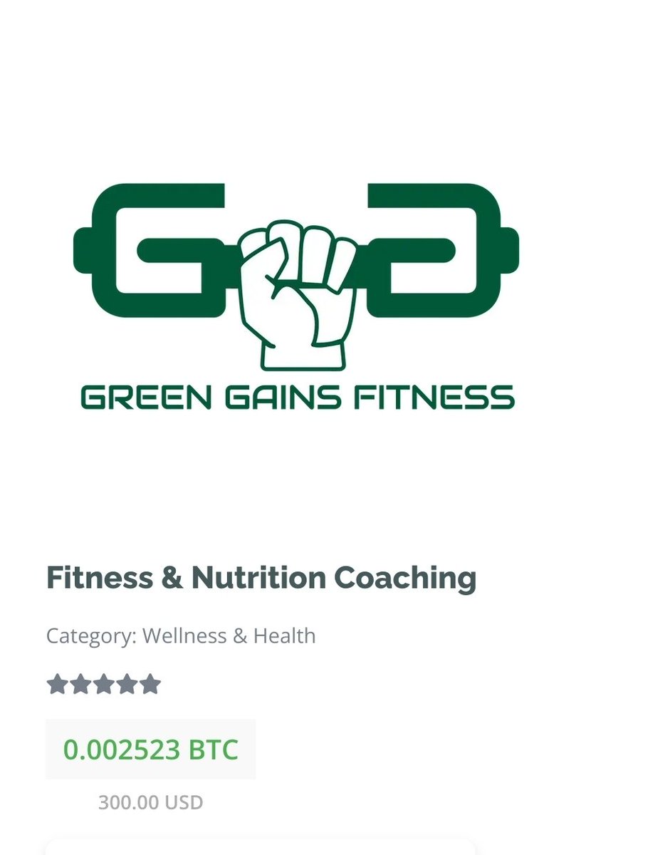 cryptcornershop's tweet image. Fitness and nutritional coaching available on CCS!! Please dm greengainsfitness_ on insta for questions. In our full version buyers and sellers will be able to chat with each other directly!!! $btc #fitness #crypto