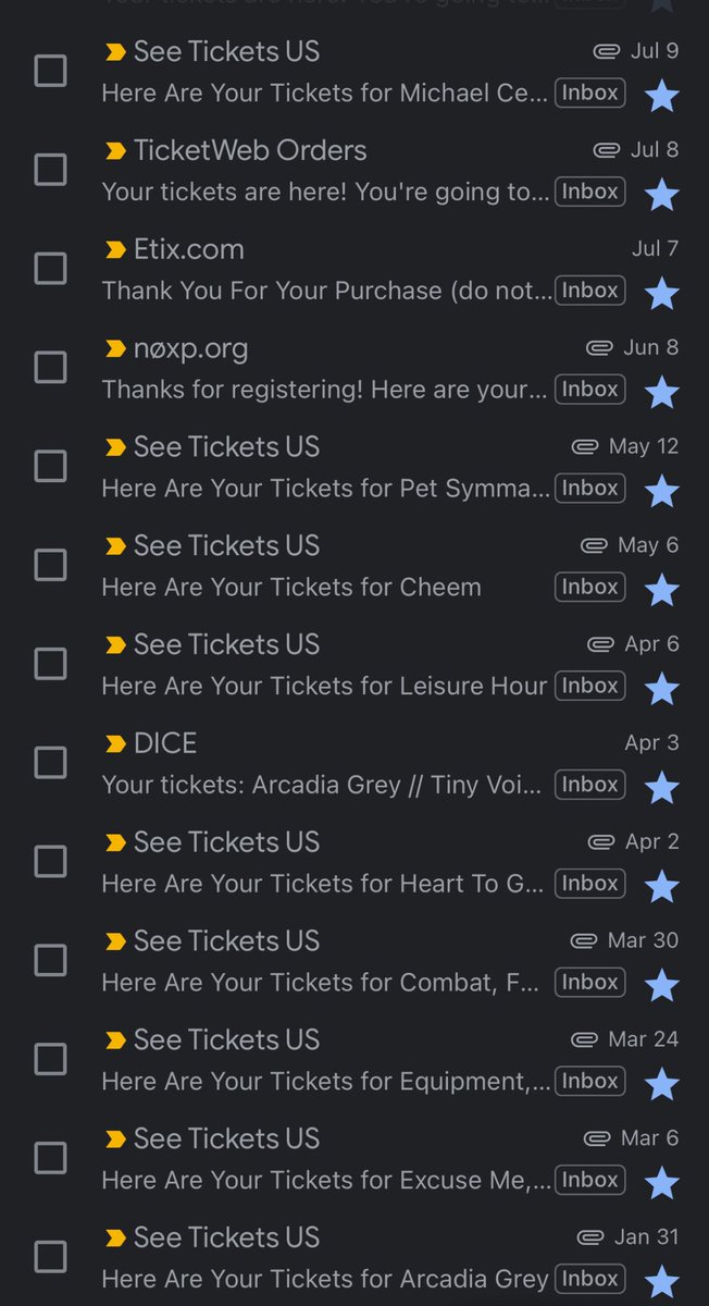 sikeitskb's tweet image. starring only the most important of emails