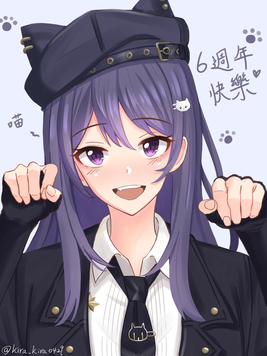 祝K主播生日快樂！！六週年快樂🎉
喵~的主播很可愛！🥰
#Kspaint