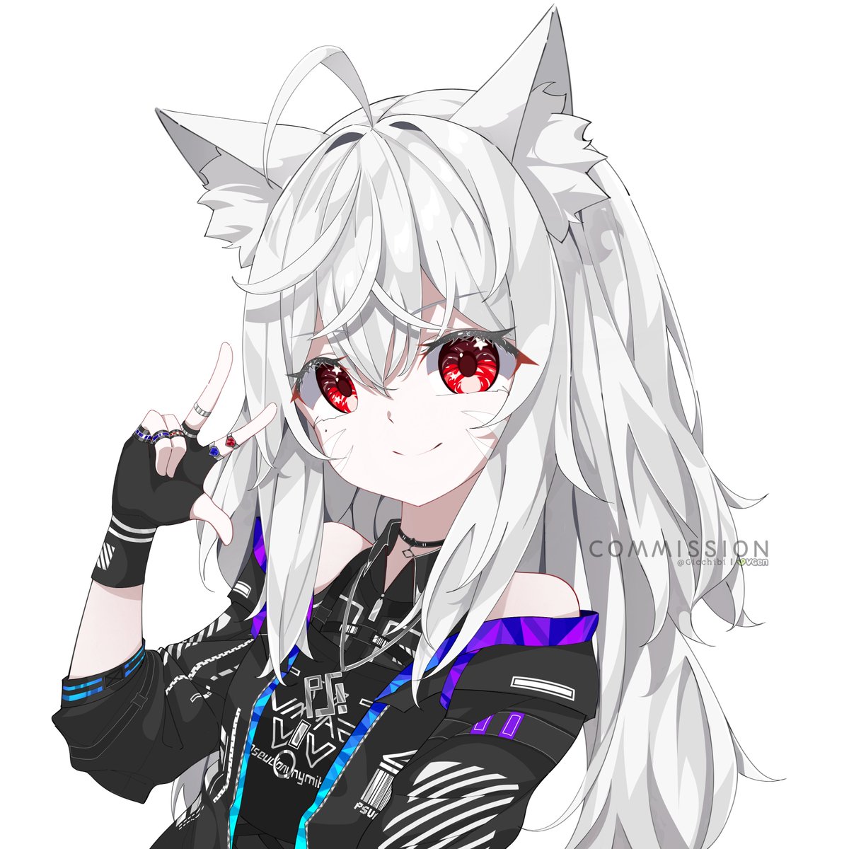 Coms work for <a href="/FairithmVT/">Fairithm 💜Fenrir ENG VTuber💜</a> on Vgen.
Thanks for commission!

#VGen  #VGenComm