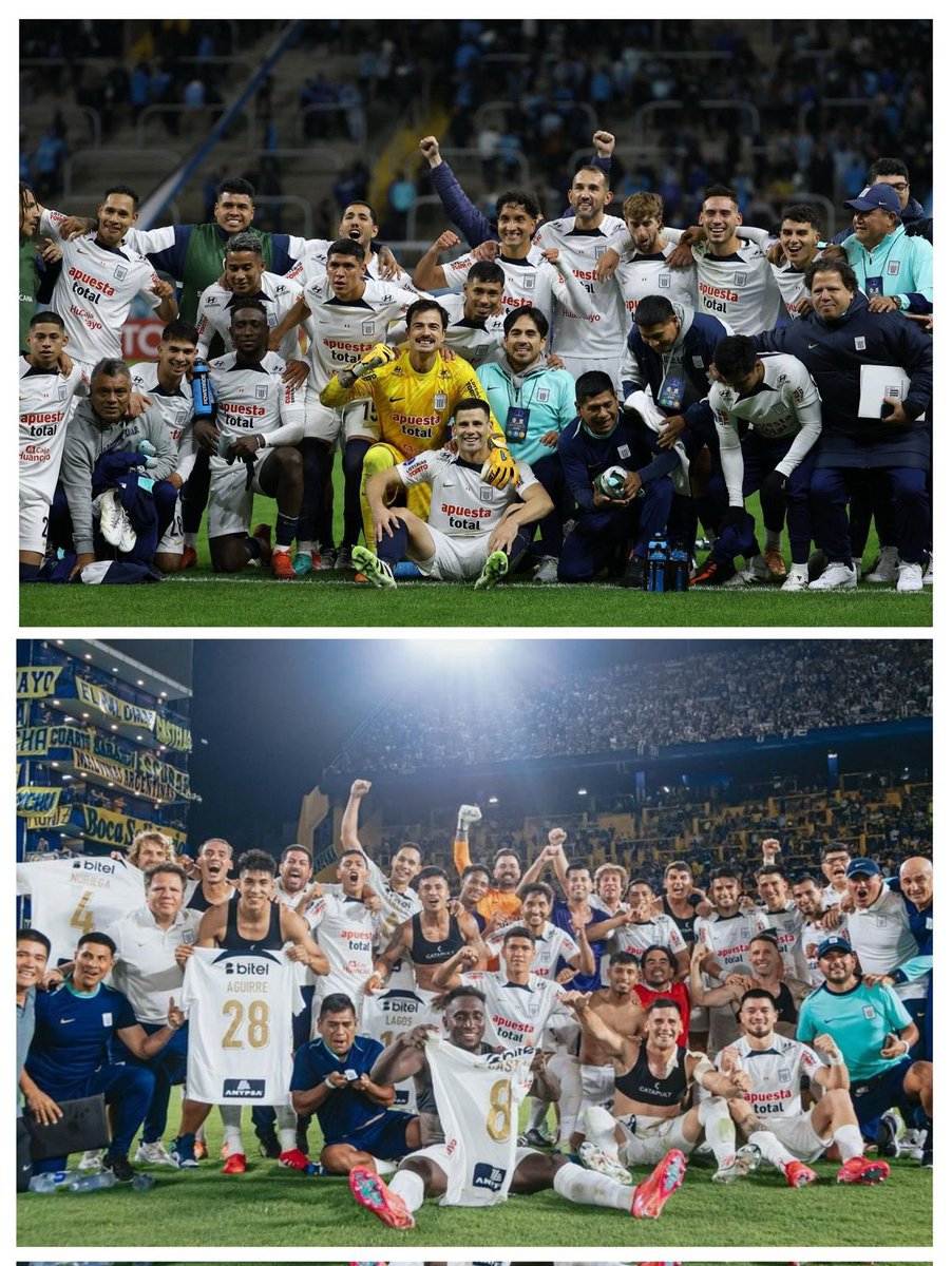 Algún día le contaré a mis nietos que el equipo más grande del Perú elimino a Boca y Gremio en torneos internacionales en sus propias canchas
ARRIBA ALIANZA TLV