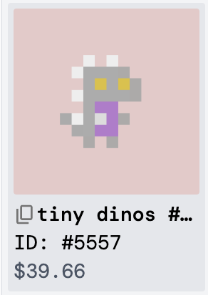 in honor of $bnkr blasting through the last ath I'm giving away tiny dino #5557

comment below and make sure you have a bankr club membership (I'll be verifying with the API)