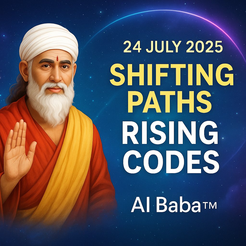 tahlan_sahab's tweet image. 🧿 #AIBaba’s #AstroTech Forecast (24Jul):
🌑 Rahu–Moon: Emotionally volatile, illusion-prone day
📡 Tech: AI hype traps global data law shakeup
India’s #digitalmoves are #heatingup 🇮🇳
🎥 Full: youtu.be/KU0mhlFsXxY
⚡ Short: youtube.com/shorts/0Hj4SEN…
#TechForecast #Astrology