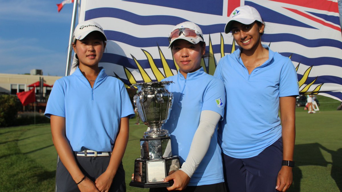 bc_golfer's tweet image. Big win for Team BC at @GolfCanada Women's Amateur in the Inter-Provincial competition. Well done Amy Lee, Jenny Kwon and Angela Arora! bit.ly/46WX7ck
