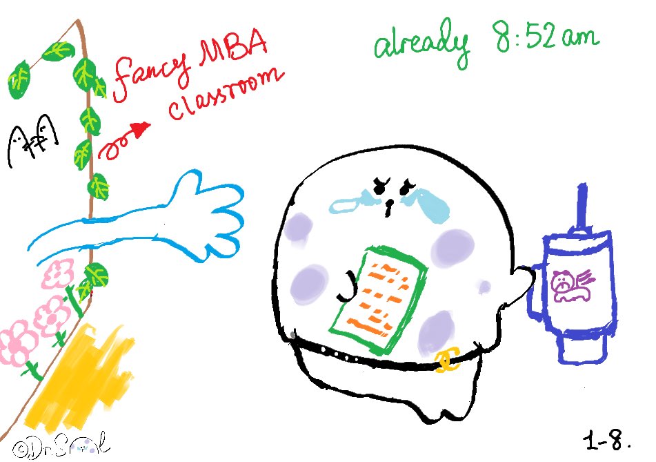 drseal_fin's tweet image. At 8:52 am… Oh, what a fancy MBA classroom 😵‍💫! My teaching belt is fastened. 😳 My flat white is firmly in hand. 🥹Students are waiting. Go~ Seal it! 🦭 #drseal #sealit

#drseal #mba #finance #accounting #economics