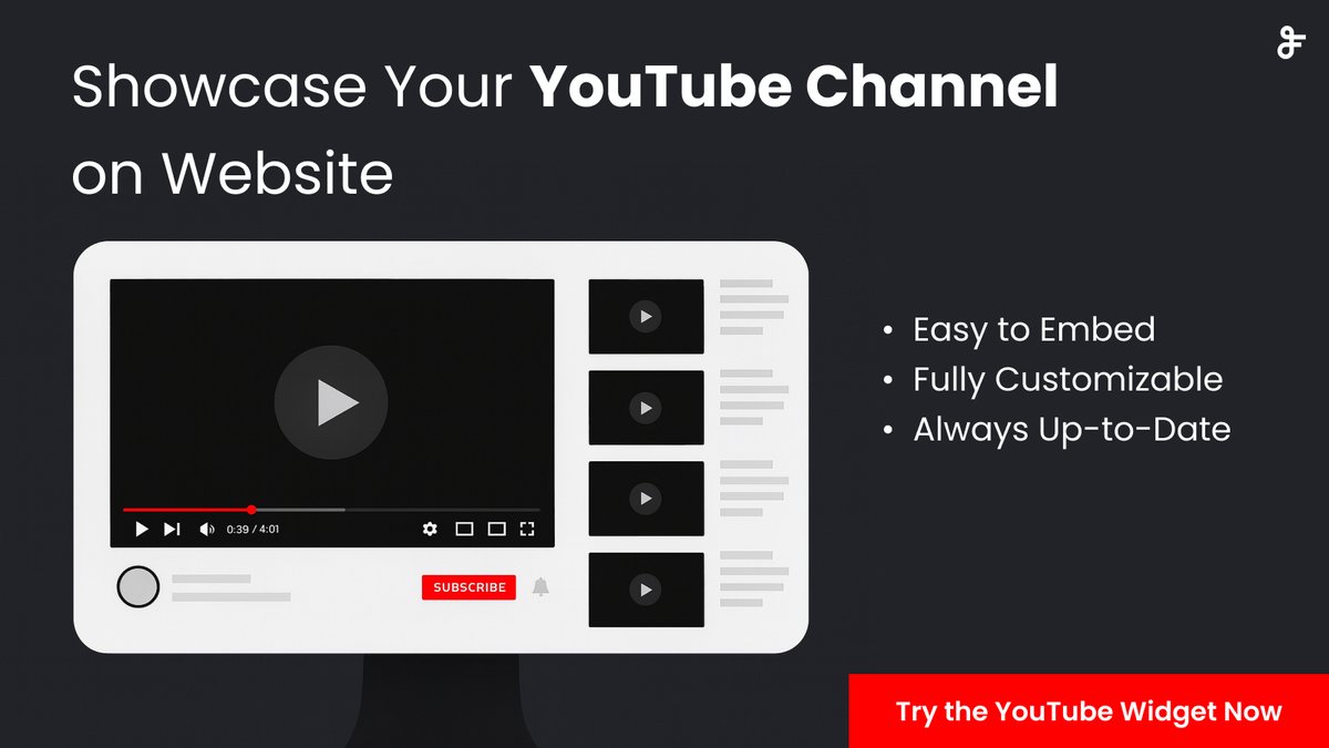 Turn your site into a video hub! Embed YouTube playlists/channels directly with FeedWind's no-code widget. Keep visitors engaged, showcase content, and auto-update! Fully responsive &amp; customizable. Get yours: 
feed.mikle.com/youtube/ 

#FeedWind #YouTubeWidget #VideoMarketing