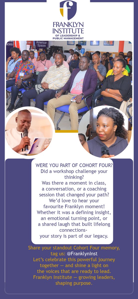 FranklynInst's tweet image. That one moment. That one conversation.
The insight that shifted your mindset—we want to hear it!
📌 Share your standout Franklyn moment and tag us @FranklynInst