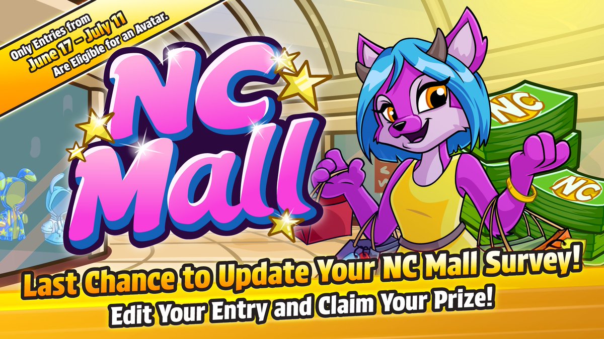 Neopets's tweet image. For all the players who participated on the survey, please edit your entry to make sure to add the correct Neopets name to claim your prizes!
This editing period does not affect the sweepstakes results, we will still message the winners 14 days after the original survey end…