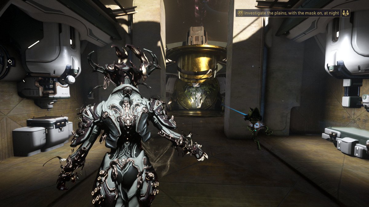Windupcreature's tweet image. I got back to playing warframe recently, I had no idea you could actually deck out your orbiter with decorating and stuff
