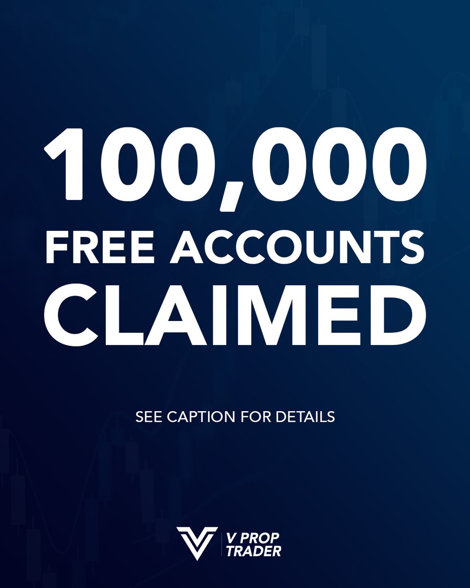 100,000+ Traders Claimed 🎉 

Our Free Funded Account Giveaway is on fire.  

No fees. No risk. Just pure opportunity. 

👉 Claim your Free Funded Account now
#VPropTrader #Giveaway #PropFirm
