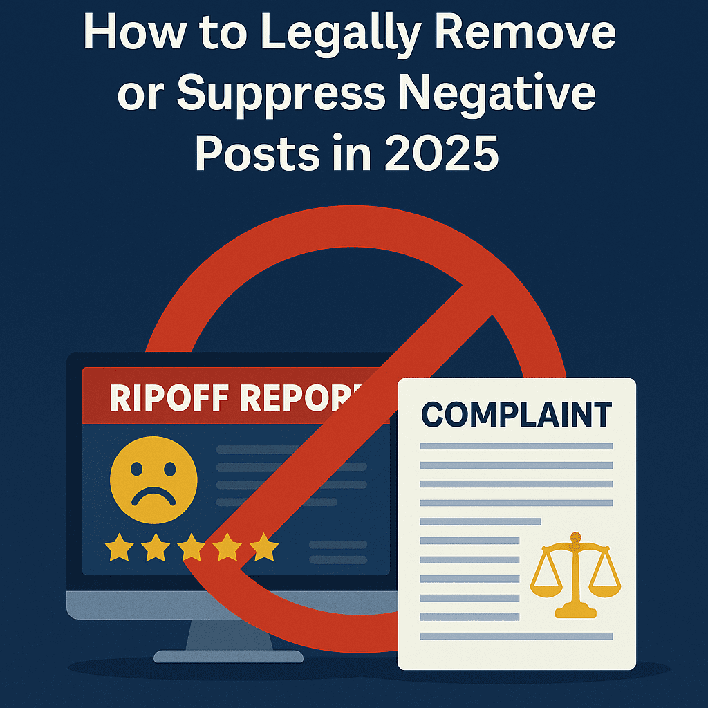 defamationdefen's tweet image. 🚨 Stuck with a damaging Ripoff Report?Our 2025 Ripoff Report Removal Guide breaks down proven strategies to take back your online reputation and suppress harmful content. 📉🛡️👉 Read now: defamationdefenders.com/ripoff-report-… #RipoffReport #DefamationHelp #OnlineReputation…