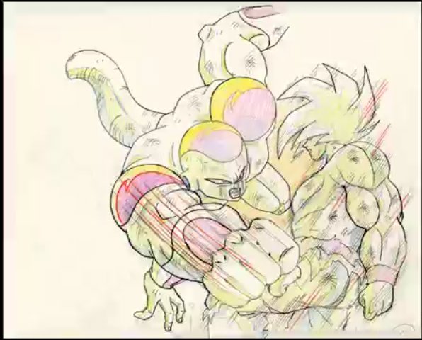 StudioKochab's tweet image. Goku Vs Freezer 
By Masako Misumi 三角昌子