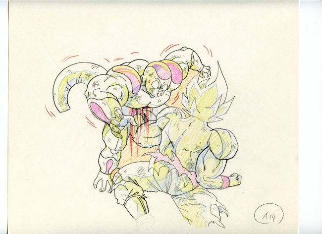 StudioKochab's tweet image. Goku Vs Freezer 
By Masako Misumi 三角昌子