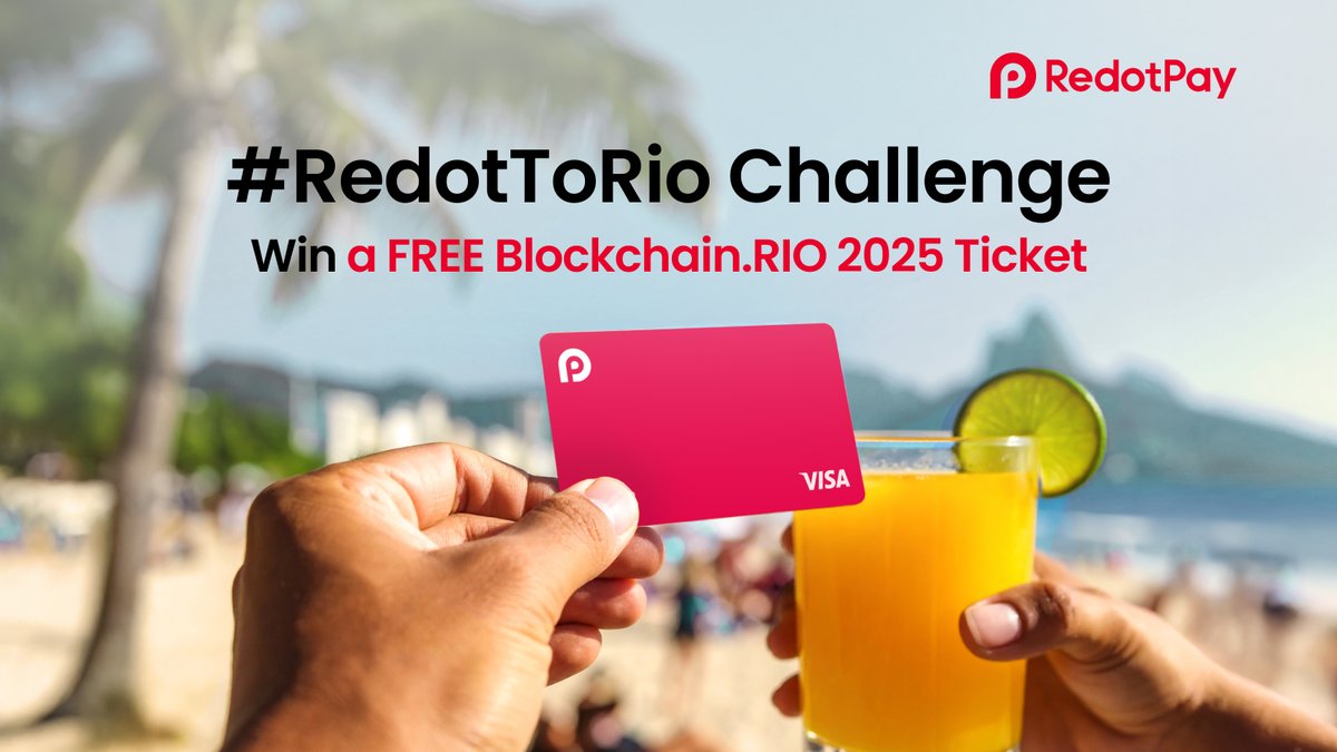 RedotPay's tweet image. 🔴RedotsClub – #RedotToRio Challenge
Join our movement of financial inclusion for everyone! Unleash your crypto passion and show us how RedotPay powers your everyday life!
Create a video, meme, or post on X, Instagram, or TikTok showcasing how you use RedotPay, whether you're…