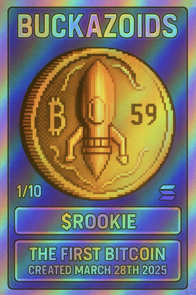 Thank you <a href="/ROOKIECARDNFT/">ROOKIE NFT</a> for my free Buckazoids NFT 😱🧡

He’s got 3 left to give away, shoot him a dm to get yours!