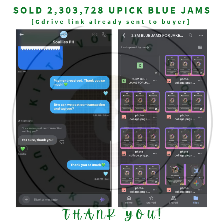 bluejamskvotes2's tweet image. [UPICK SALE  07-22-2025 ]  

SOLD: 2,303,728💙 Blue Jams for Jake and Sunghoon in Best Idol Chemistry Upick Poll.

Thank you so much for putting your trust in us. We hope to serve you again next time!💚 ☺️

BUYER: @SoulliesPH 🫶

#kittysalesproofs #jake #sunghoon #enhypen #kpop