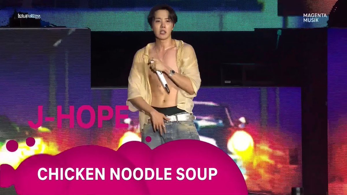 USBTSARMY's tweet image. BANGTANTV | YT
j-hope 'Chicken Noodle Soup (feat. Becky G)' @ Lollapalooza Berlin 2025
youtu.be/zc65UQHCnv8?si…