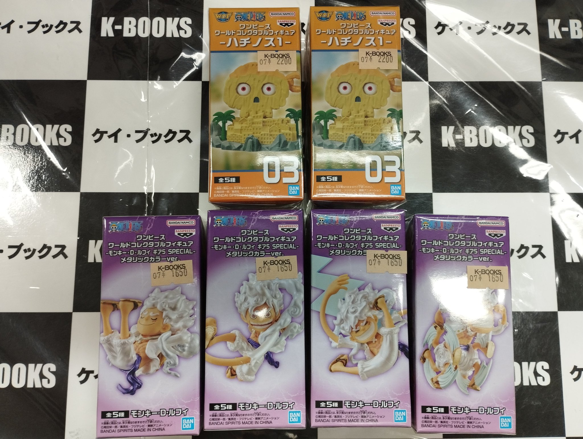 ワンピース　ギアスタンドコレクションフルコンプ ten-ten-store_op-wcf-g5mc-t