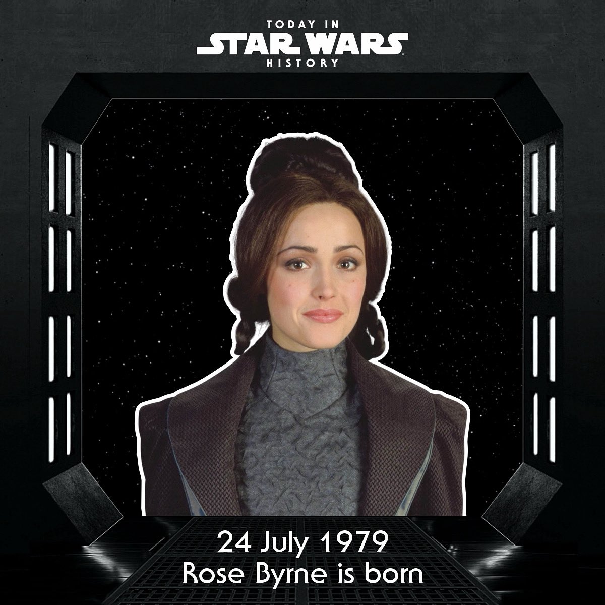 TodayinStarWars's tweet image. 24 July 1979 #TodayinStarWarsHistory "What if they realise you've left the capital?" #Dormé #RoseByrne