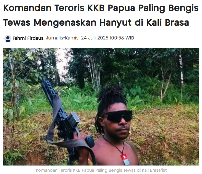 ninioss's tweet photo. Komandan Teroris KKB Papua Paling Bengis Tewas Mengenaskan Hanyut di Kali Brasa

Pagii My Girlfriend is The Man #Airdrop #STAYC https://t.co/xz2fEgi0To