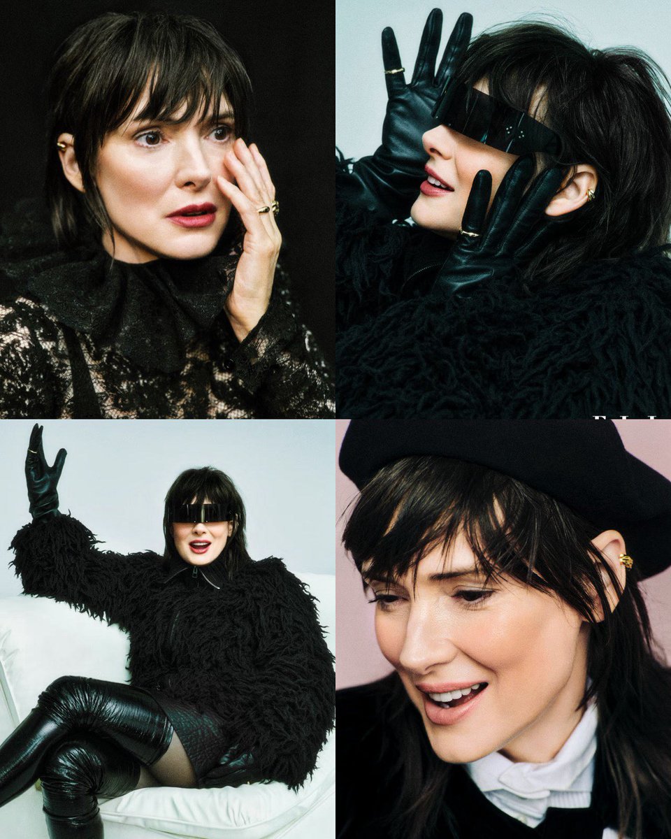Winona Ryder photographed by Olivia Malone for ELLE Magazine UK. 📷