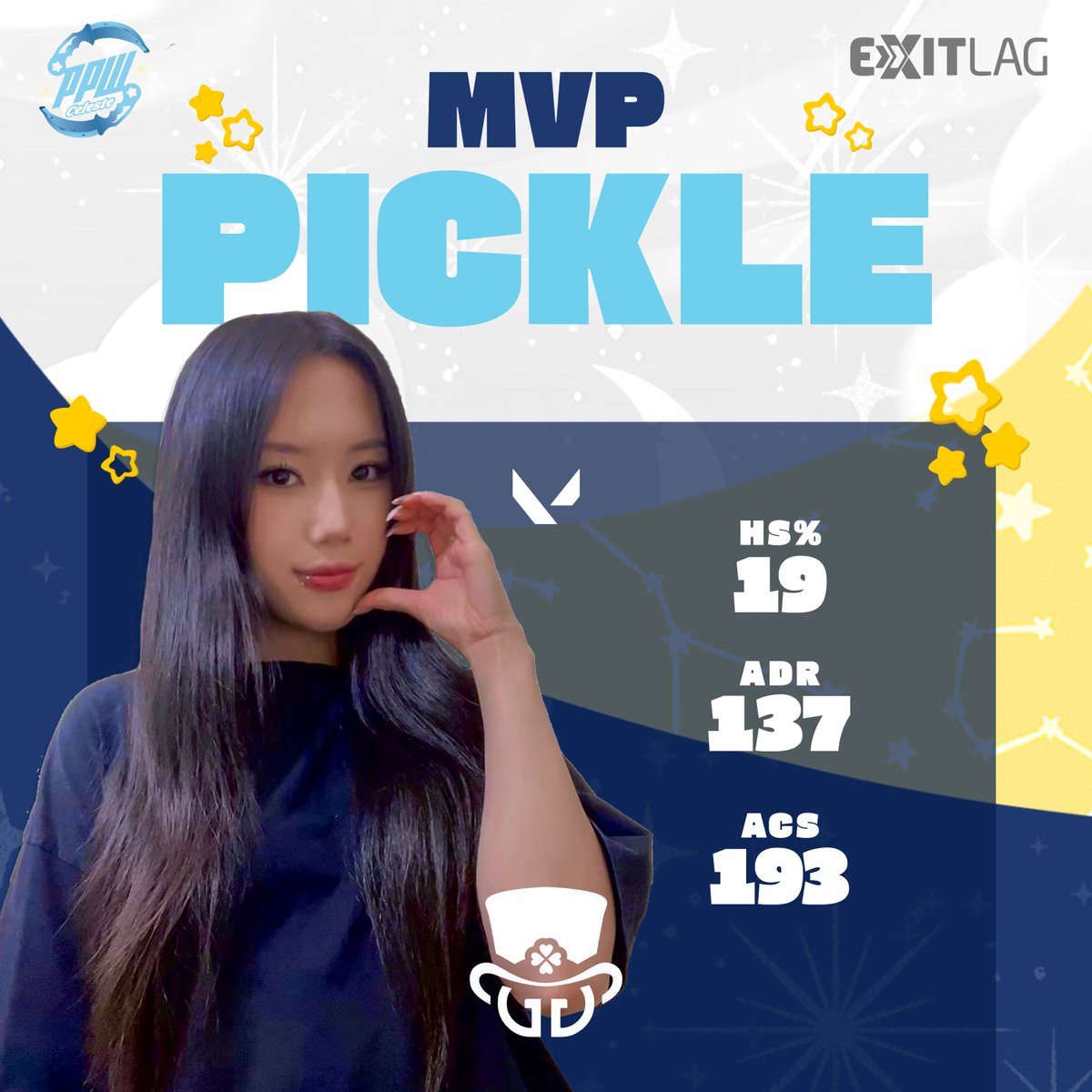 Plátano Power (@ppwesports) on Twitter photo 🌟 MVP DE LA NOCHE 🌟
<a href="/churrritos/">PPW PICKLE</a> NUEVAMENTE, nuestra MVP del partido!💫
Con 19% de HS, 137 de ADR y 193 de ACS🎯 🌟 MVP DE LA NOCHE 🌟
<a href="/churrritos/">PPW PICKLE</a> NUEVAMENTE, nuestra MVP del partido!💫
Con 19% de HS, 137 de ADR y 193 de ACS🎯