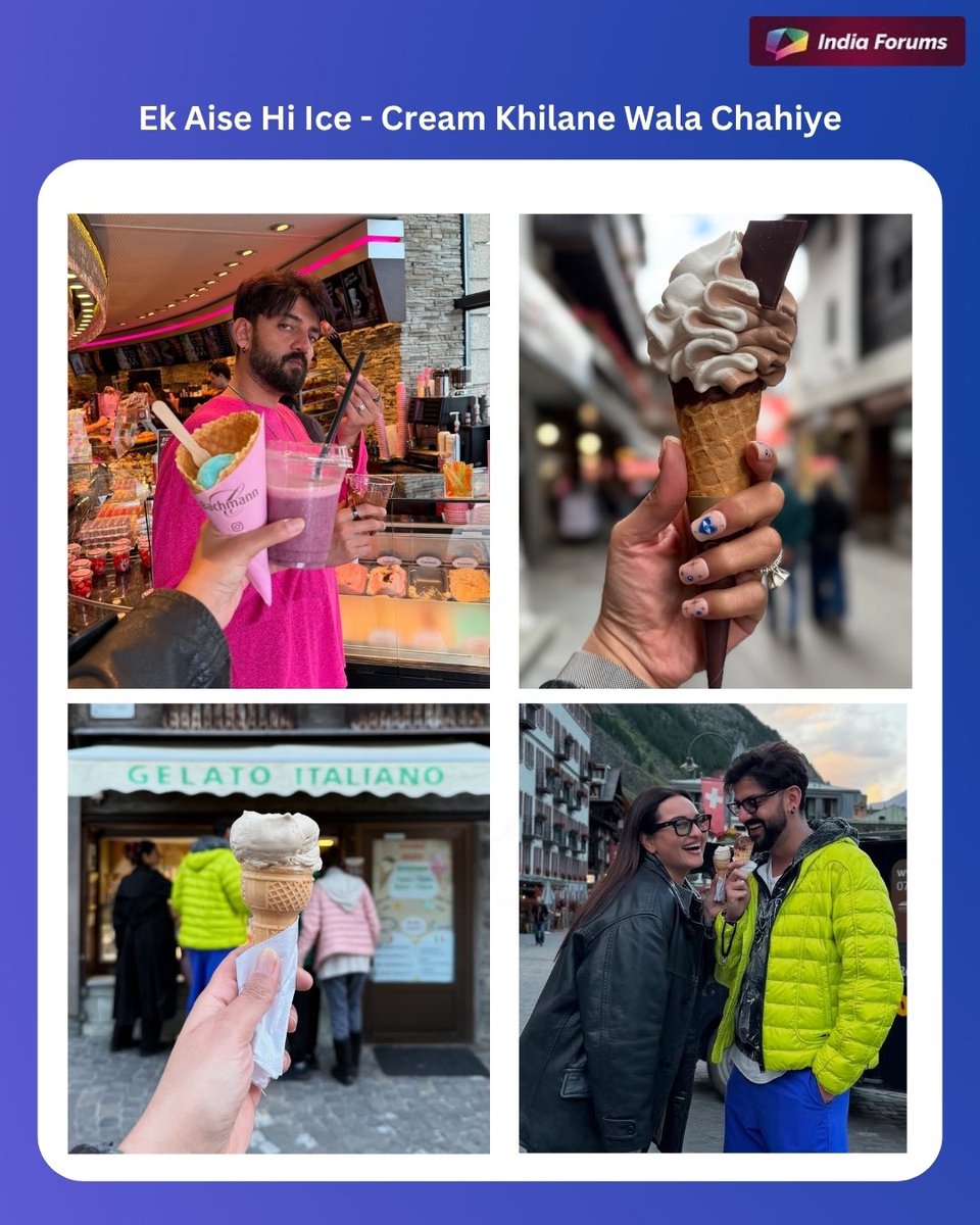 indiaforums's tweet photo. Na Date Ka Plan, Na Fancy Setup… Sirf Ek Cone Aur Tera Saath Kaafi Hai 🍦❤️
.
.
.
#SimplePleasures #ConeConnection #SweetEscapes #LoveInTheStreets #ChillScenes #IndiaForums https://t.co/oKLJ3u1yY0