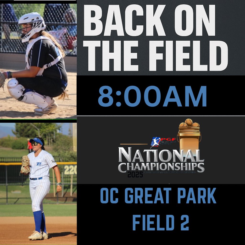 Breakers Labs Vega 16u (@breakersvega) on Twitter photo Back at it tomorrow at 8:00 AM! PGF 2025 continues…<a href="/ExtraInningSB/">EXTRA INNING SOFTBALL</a> <a href="/LegacyLegendsS1/">Legacy & Legends Softball</a> <a href="/LineDsoftball/">Line Drive Media</a> <a href="/PGFnetwork/">PGF</a> <a href="/fromtheheartpn/">From The Heart Podcast Network</a> <a href="/SBRRetweets/">Softball Recruiting Reposts</a> <a href="/CoastRecruits/">Coast 2 Coast Recruits</a> Back at it tomorrow at 8:00 AM! PGF 2025 continues…<a href="/ExtraInningSB/">EXTRA INNING SOFTBALL</a> <a href="/LegacyLegendsS1/">Legacy & Legends Softball</a> <a href="/LineDsoftball/">Line Drive Media</a> <a href="/PGFnetwork/">PGF</a> <a href="/fromtheheartpn/">From The Heart Podcast Network</a> <a href="/SBRRetweets/">Softball Recruiting Reposts</a> <a href="/CoastRecruits/">Coast 2 Coast Recruits</a>