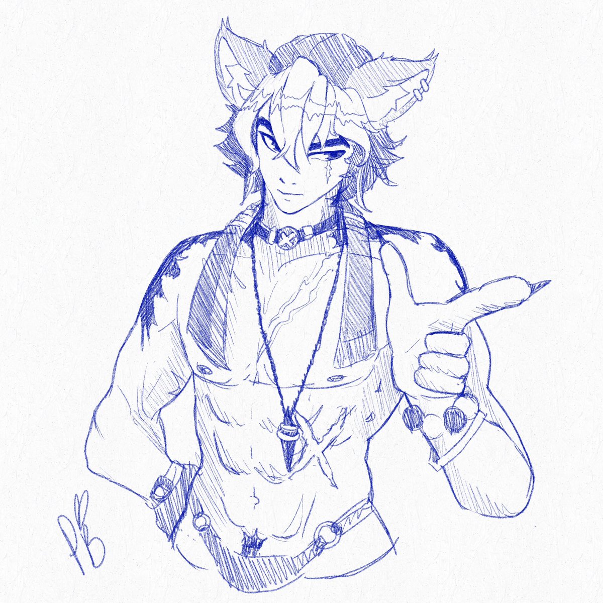 quick lil Booster sketch for my server!