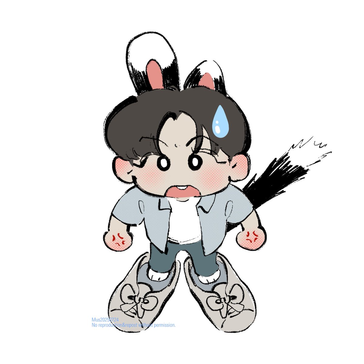 muscookie's tweet image. 能是猫脚的错吗❓💢💢💢
#leeknow
#straykidsfanart