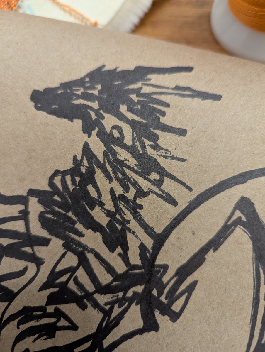 Scribble Dragon 😊 it was so cool I had to share