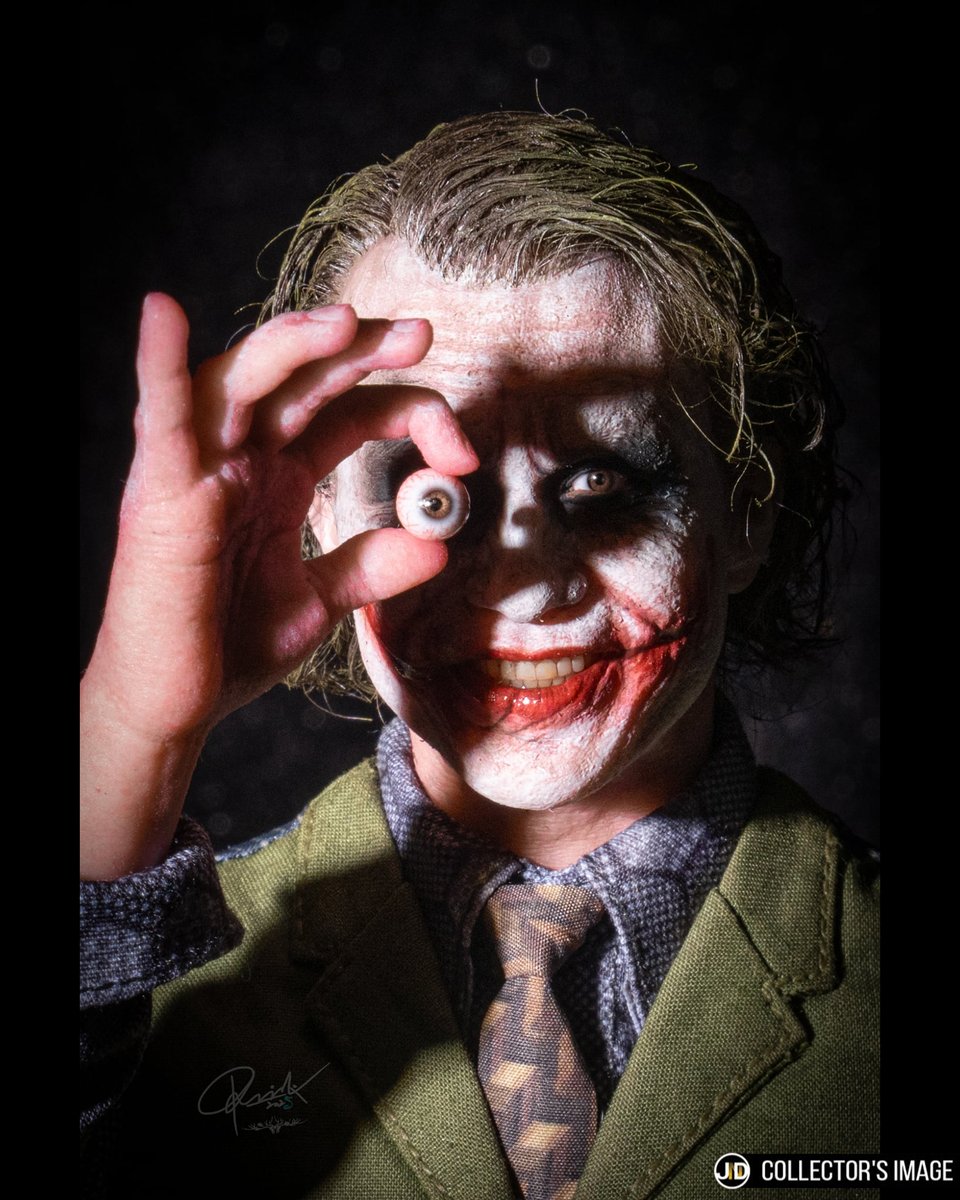 CollectJND's tweet image. KOJUN Works 1:6 scale The Joker is being delivered to the fans in the world! 
Please enjoy a collector’s fantastic photos. 
We sincerely thank you for enjoying our products always.