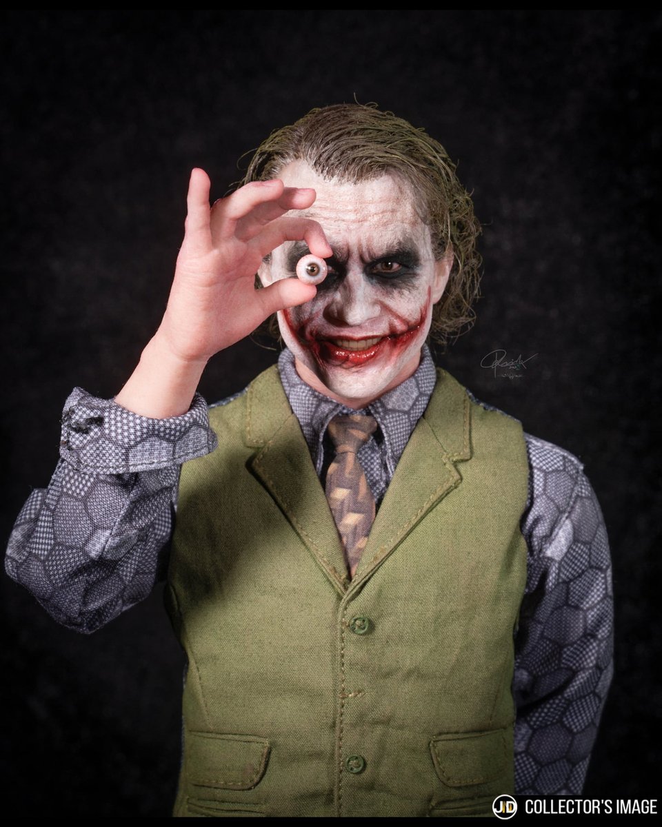 CollectJND's tweet image. KOJUN Works 1:6 scale The Joker is being delivered to the fans in the world! 
Please enjoy a collector’s fantastic photos. 
We sincerely thank you for enjoying our products always.