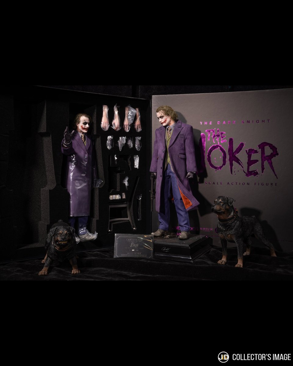 CollectJND's tweet image. KOJUN Works 1:6 scale The Joker is being delivered to the fans in the world! 
Please enjoy a collector’s fantastic photos. 
We sincerely thank you for enjoying our products always.