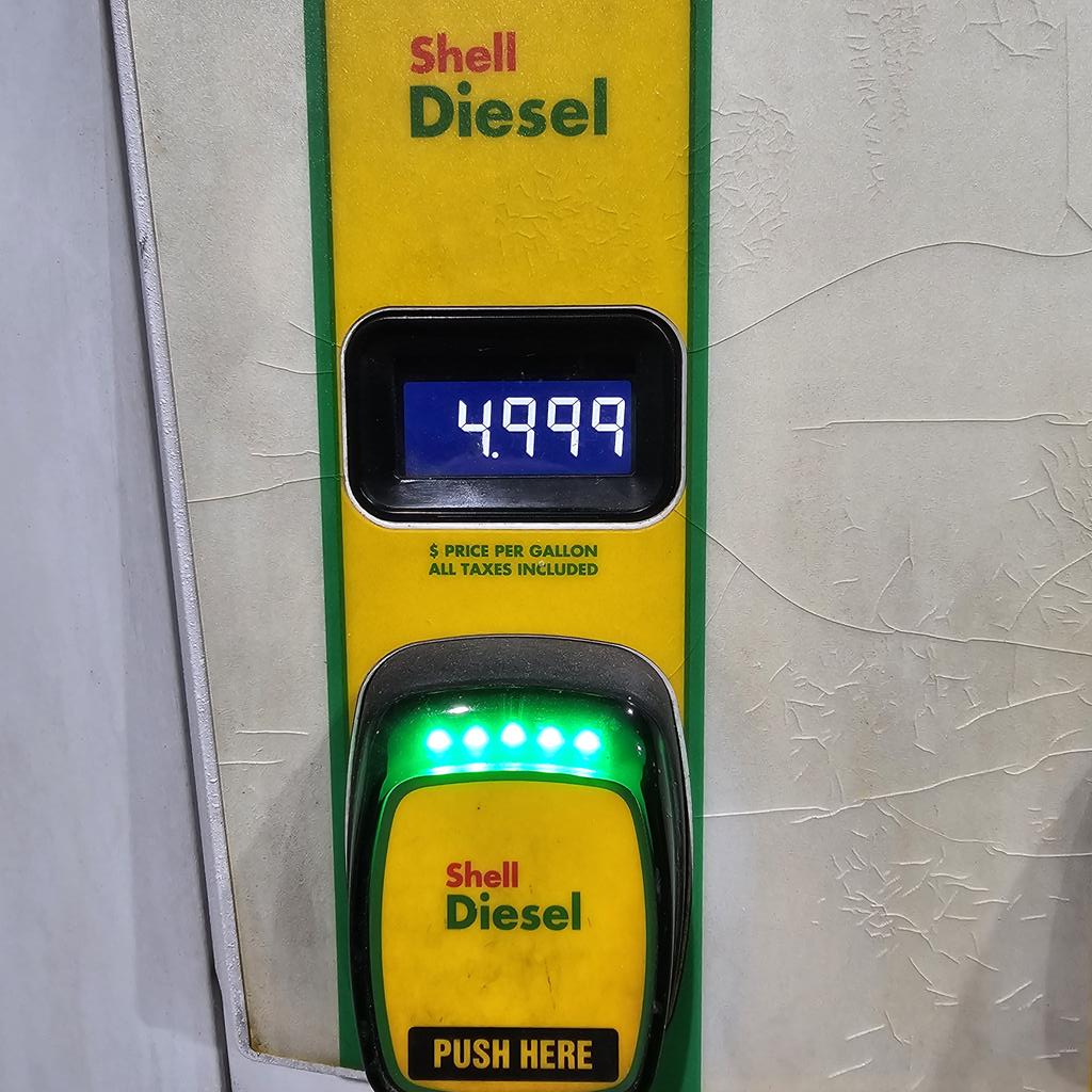 So I guess it isn't technically $5/gal...yet 🤷