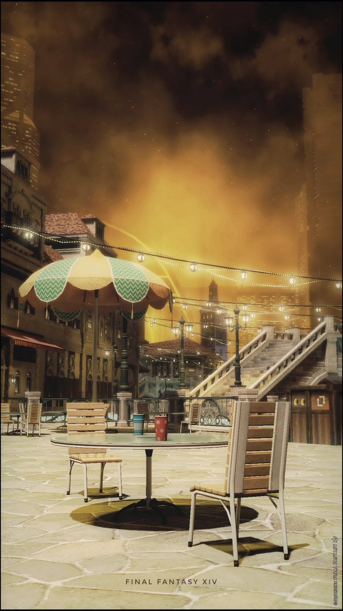 NtatuA's tweet image. FF14。リビング・メモリー、カナルタウン。記憶。 縦撮り。 #FF14 #FF14風景 #ffxivsnaps