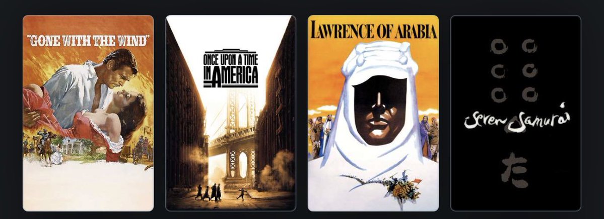 burbufag's tweet image. Películas que tengo muchas ganas de ver, pero que nunca lo hago por su duración: