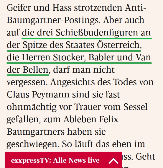 Was man halt so schreibt in einem „bürgerlich-liberalen“ Medium.
(via eXXpress, Kolumne Bernhard Heinzlmaier)