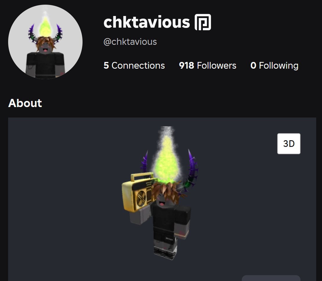 blackthorn303's tweet photo. Report this account Chktavious/ riq/ fascade on discord. Scammed @deathhela of her horns claiming to give $6.4k USD #ROBLOX #ScamWarning https://t.co/6vj9FB6Zan