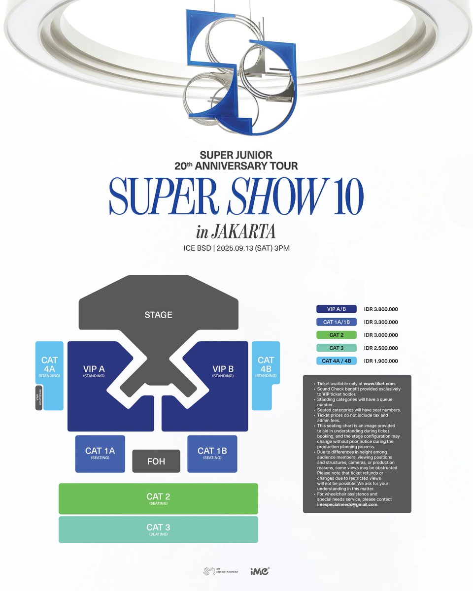 pulbatickets's tweet photo. ✨ OPEN JASTIP JASWAR KONSER SUPER JUNIOR SUPER SHOW 10 in JAKARTA ✨

🗓️ 13 September 2025
📍 ICE BSD

✔️ Weverse Membership Pre-Sale, General Sale
💸  Fee 200-300k (Bookslot 50k)

📷 Check pinned for proof &amp; testi https://t.co/37FFAH4bzI