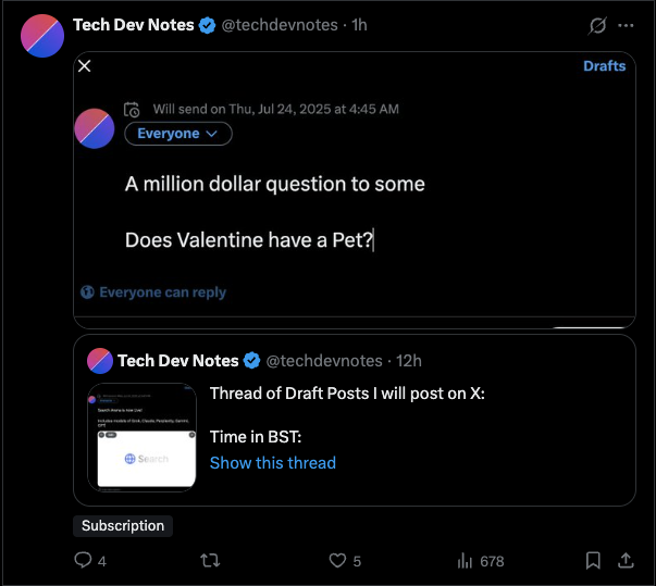 bugcatcapoo.eth (@bugcatcapo33337) on Twitter photo 💻快速过一下 <a href="/techdevnotes/">Tech Dev Notes</a> 相关信息
1️⃣ Sol地址:
65Xh9pNx4ujb2aWGs5kXPmDLXK3Dwo5McyLGEX9KtfME
2️⃣ ETH地址:
0xdB160a01f0F941eFa16b2f270b5f07c390FbFa98
3️⃣ 相关持仓: 看截图(e链有人往他钱包里转了200u JARVIS,看起来像dev但也太小气了)
4️⃣ 其他信息: 💻快速过一下 <a href="/techdevnotes/">Tech Dev Notes</a> 相关信息
1️⃣ Sol地址:
65Xh9pNx4ujb2aWGs5kXPmDLXK3Dwo5McyLGEX9KtfME
2️⃣ ETH地址:
0xdB160a01f0F941eFa16b2f270b5f07c390FbFa98
3️⃣ 相关持仓: 看截图(e链有人往他钱包里转了200u JARVIS,看起来像dev但也太小气了)
4️⃣ 其他信息: