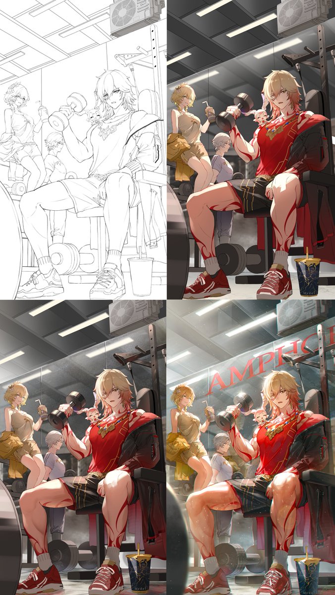 이제 그림 과정도 부계정에 자주 올릴게요!🤓✨
근데 항상 중간 저장하는 걸 까먹음..ㅎ