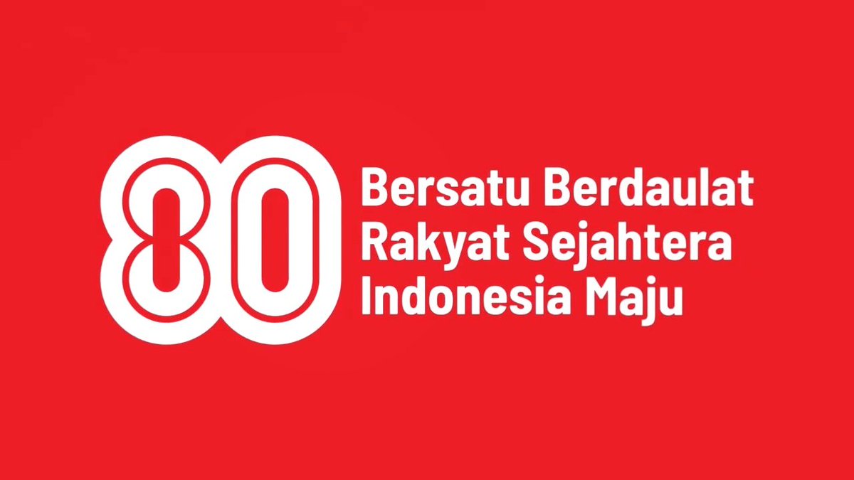 HUT RI ke 80 Logonya ngada ngada. 

Bersatu Berdaulat ? Pale lo bersatu?
Rakyat Sejahtera ? Yg ada tambah melarat.
Indonesia Maju ? Maju ke Hongkong ?