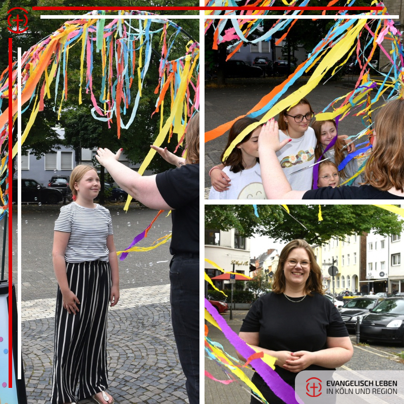 Schulschluss in Köln: Beim #MehrAlsNotenSegen gab’s Segen statt Zeugnisdruck. Ein Zeichen der Wertschätzung durch die Ev. Kirchengemeinden Sülz &amp; Lindenthal. kirche-koeln.de #kirchekoeln #Ferienstart #KircheimLeben #himmelaufkoeln #Evangelisch #Seelsorge #Schule #Köln