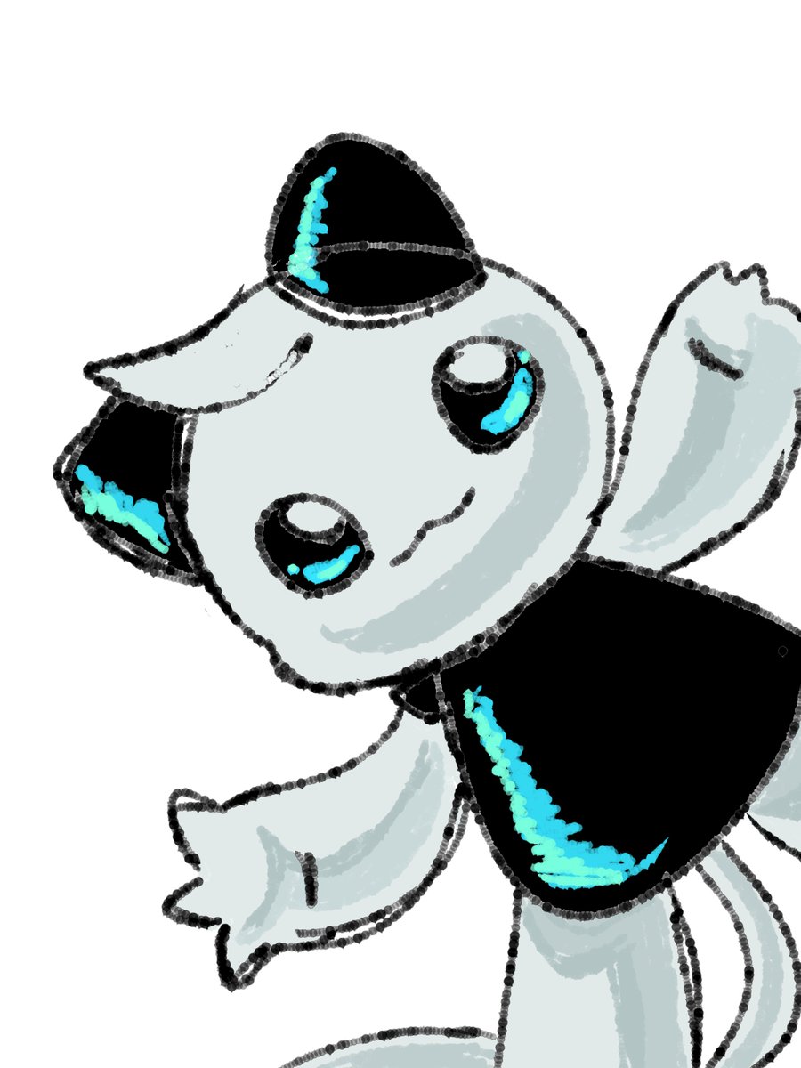 alynightstar's tweet image. A better panpan doodle