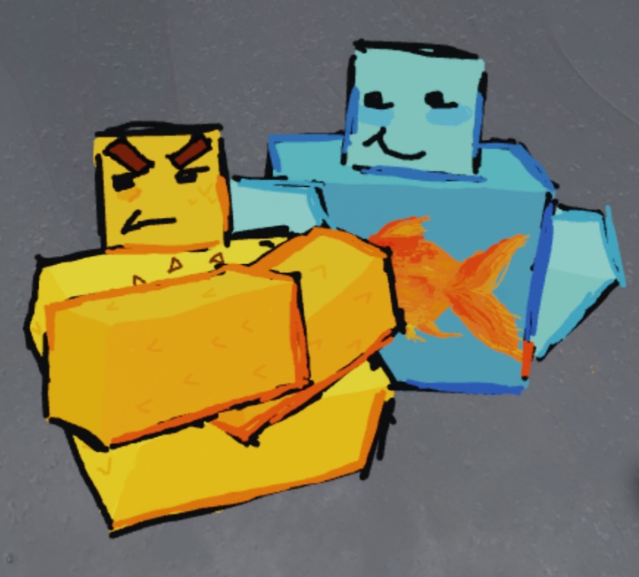 ironforge3791's tweet image. an #oceanterror doodle thing🥹 this was on some spraypaint game on roblox yay