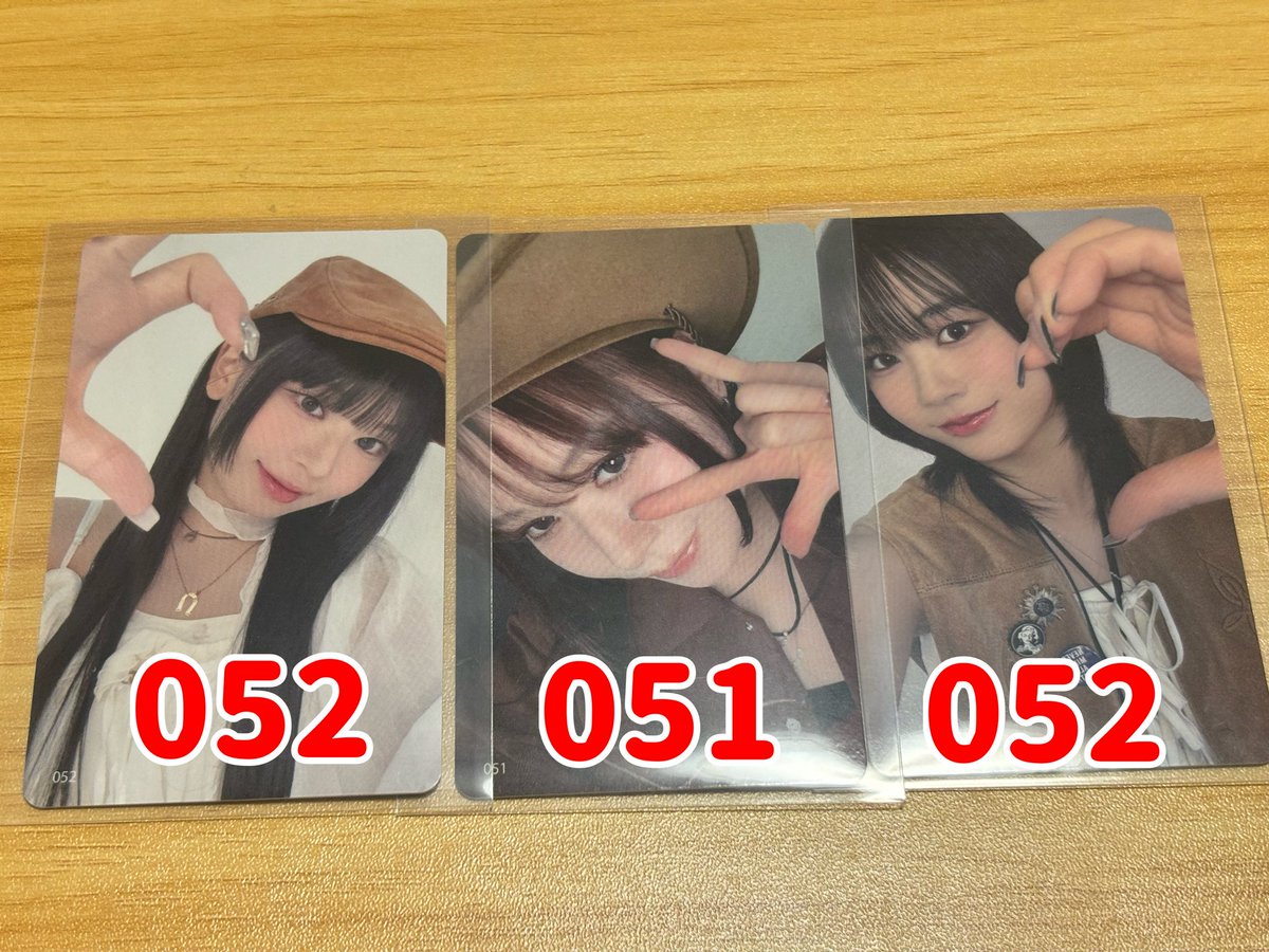 ヤッカチョア (@o4zqran) on Twitter photo 📮ME:I トレカ 交換 グッズ
譲)2枚目、3枚目
求)1枚目 石井蘭(🐶以外)
郵送にて交換希望です。セルカはセルカのみ交換🉑です。お気軽にお声掛けください!
#ME_I交換 📮ME:I トレカ 交換 グッズ
譲)2枚目、3枚目
求)1枚目 石井蘭(🐶以外)
郵送にて交換希望です。セルカはセルカのみ交換🉑です。お気軽にお声掛けください!
#ME_I交換