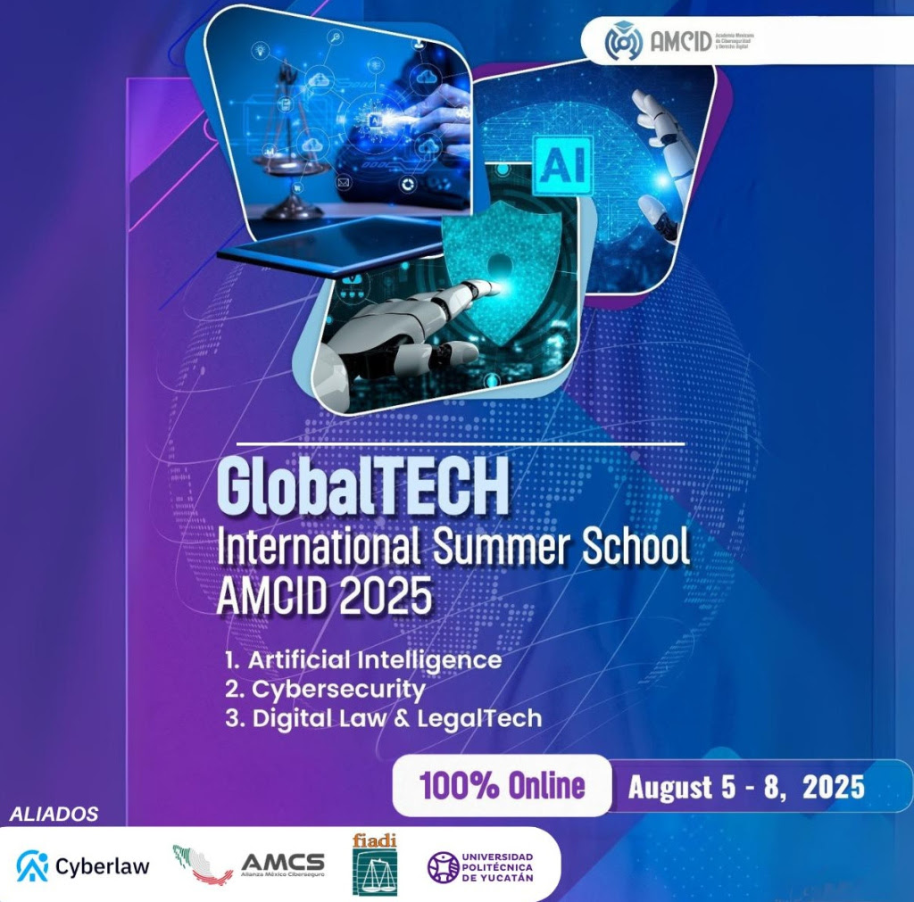 Ing_Mili's tweet image. 🌎✨ ¡La tecnología nos une!
Te invito a ser parte del 1st #GlobalTECH International #SummerSchool organizado por @AMCID_Mx 
Una semana intensiva para explorar el futuro de la IA, la ciberseguridad y el derecho digital.
📅 Del 5 al 8 de agosto de 2025
💻 100% online vía Zoom
💸…